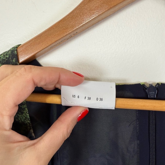 Akris Punto Blue Green Surfer Scenic Mod Art‎ Dress 6 - Picture 4 of 10